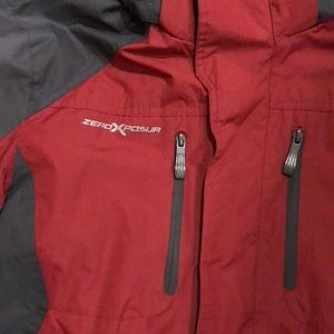 Red winter coat size Small